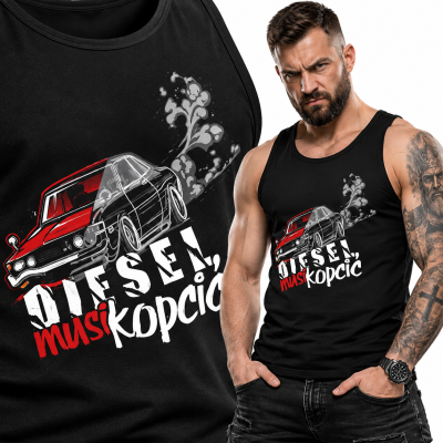 TANK TOP ŚMIESZNY  MOTORYZACYJNE DIESEL 2
